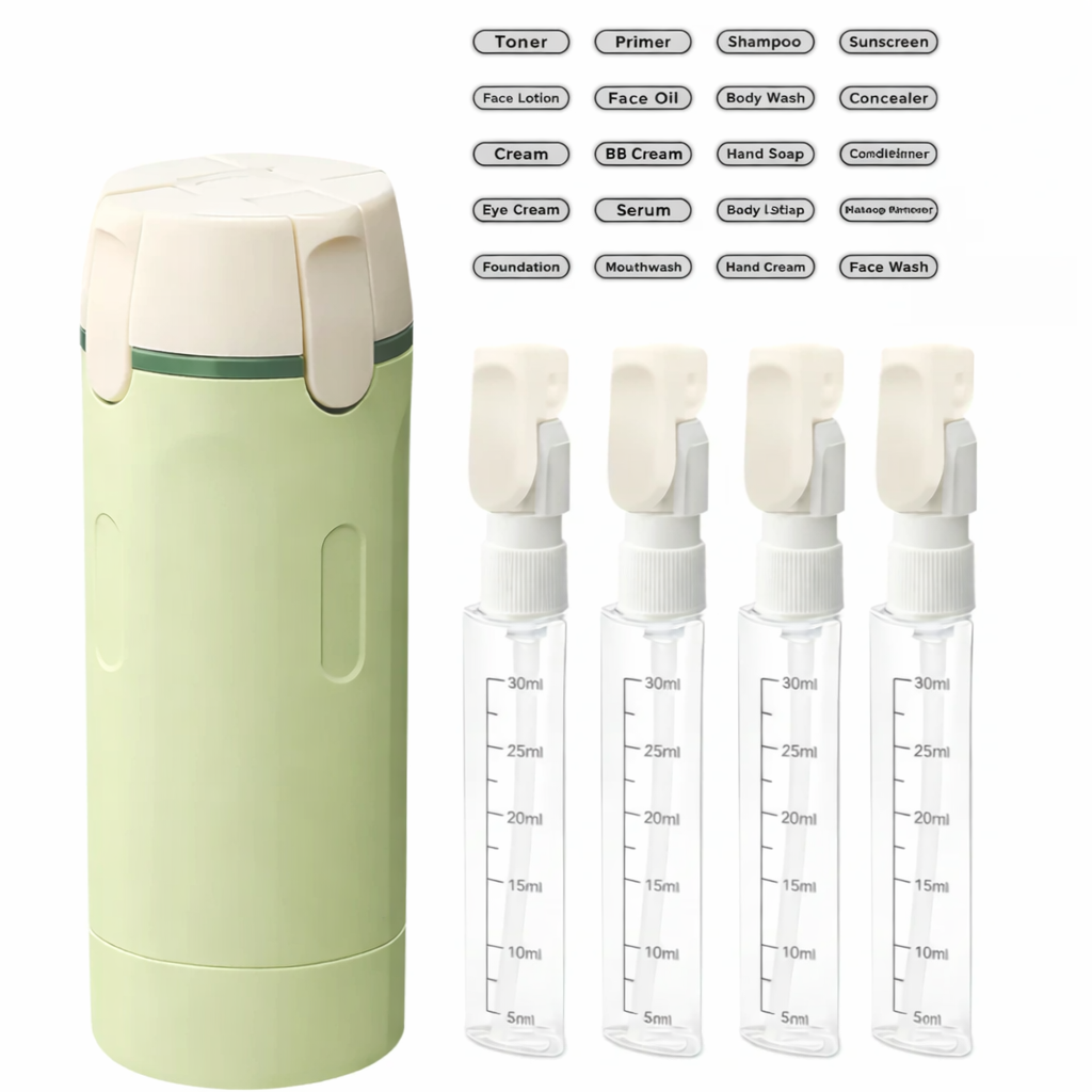 4‑in‑1 Travel Dispenser